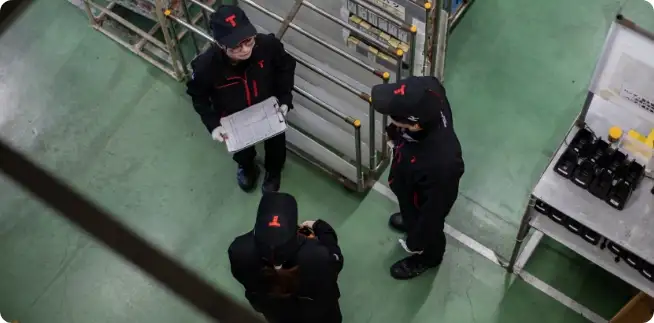 物流の仕事の様子