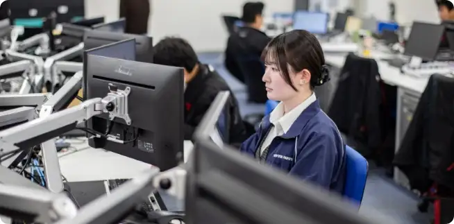 受注の仕事の様子